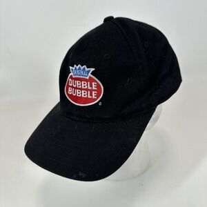 Double Bubble Bubble Gum Hat Strapback Black‎ Embroidered Baseball Cap